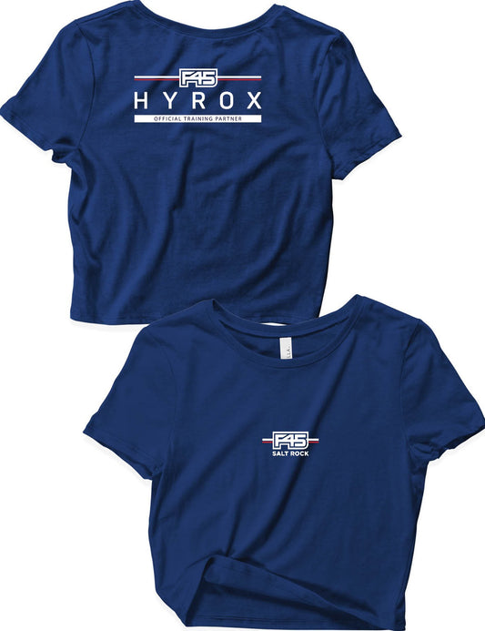 Womens F45 X HYROX Partner Crop Top