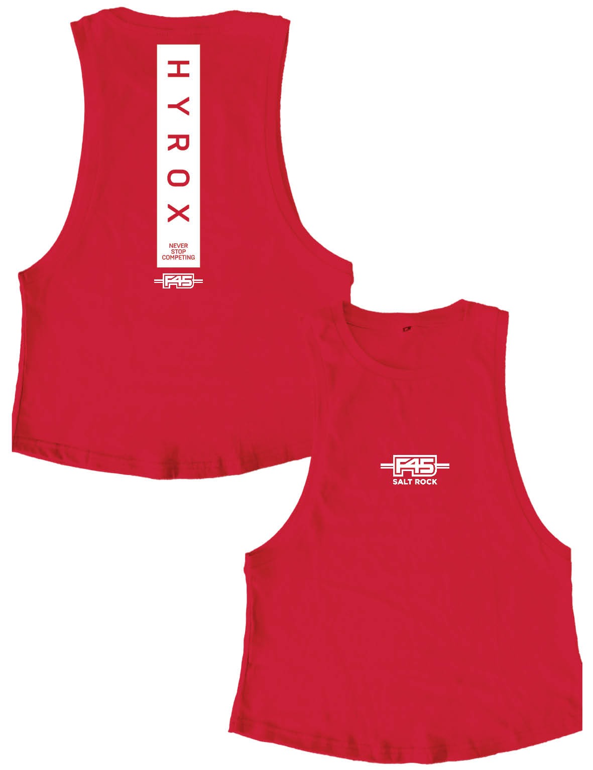 Womens F45 X HYROX Training Muscle Top