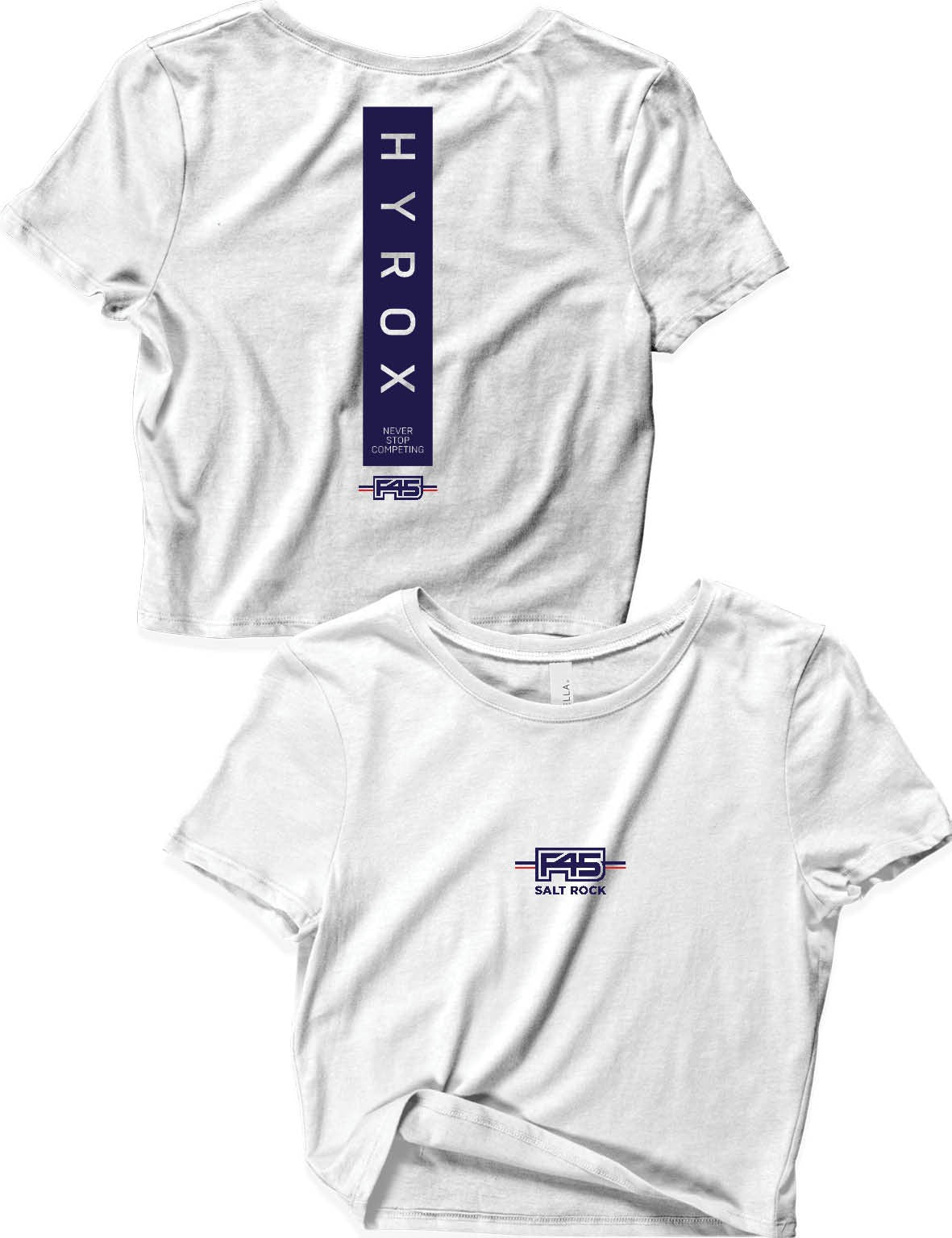 Womens F45 X HYROX Training Crop Top