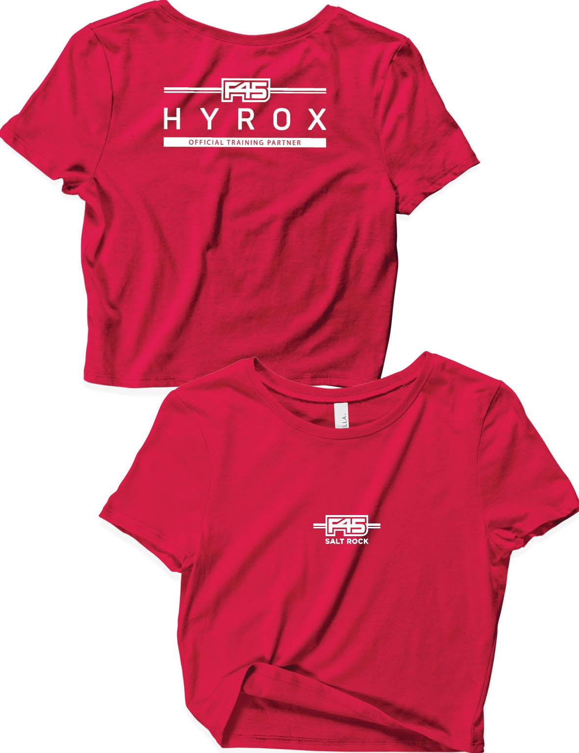 Womens F45 X HYROX Partner Crop Top
