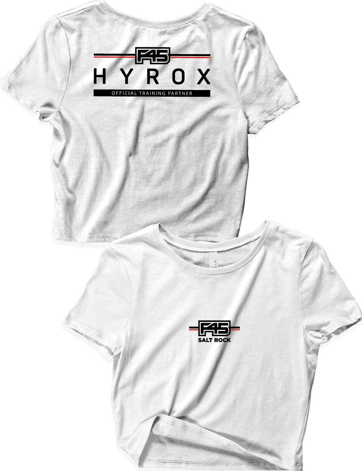 Womens F45 X HYROX Partner Crop Top